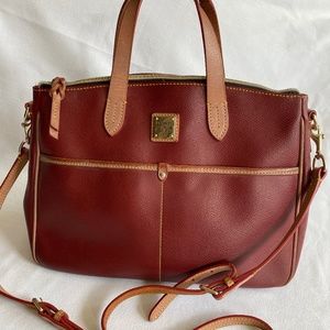 Dooney & Bourke Pebbled Leather Satchel
